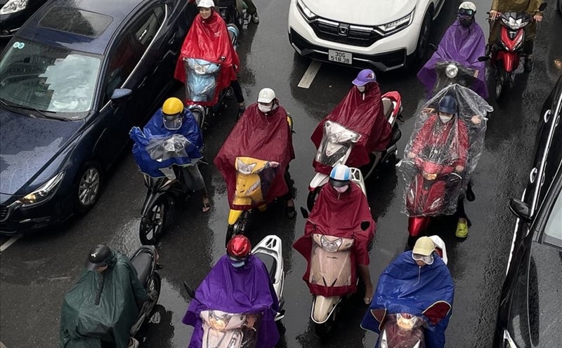 The North is forecast to have rain and a drop in temperature on October 1 due to cold air. Photo: Tung Giang