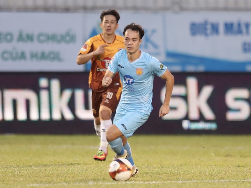 The match between Hoang Anh Gia Lai and Nam Dinh is the most notable match of round 3. Photo: Nam Dinh FC