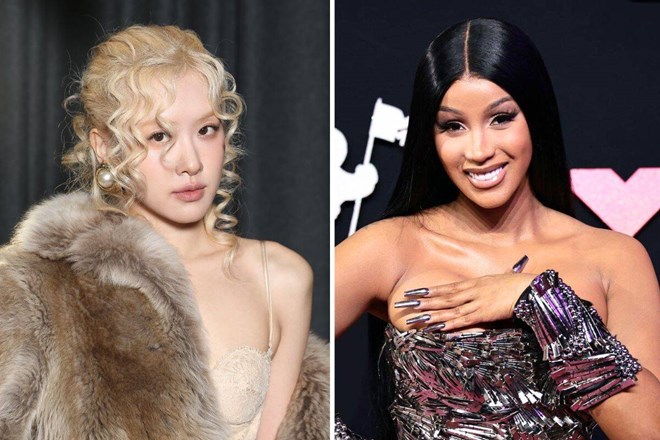 Rosé (Blackpink) joins Cardi B and Bruno Mars