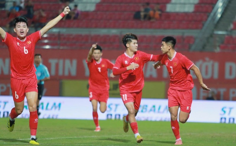 U20 Vietnam aims for third win in 2025 AFC U20 Championship qualifiers. Photo: Minh Dan