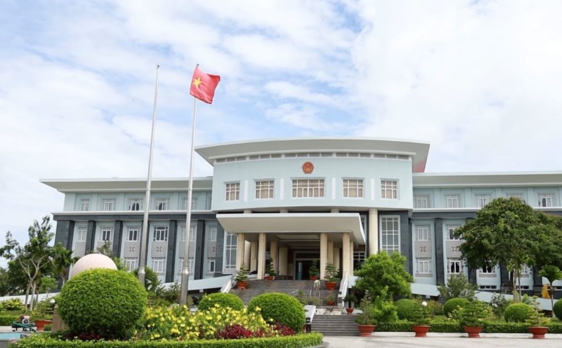 The Ministry of Public Security has begun inspecting the People's Committee of Hau Giang province and many local departments. Photo: VOV