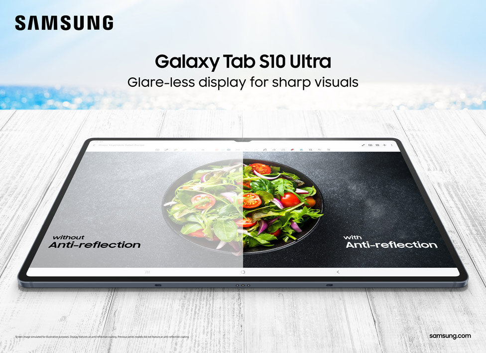 Samsung introduces Galaxy Tab S10 Ultra and Galaxy Tab S10+, a product line that expands the Galaxy AI ecosystem, combined with the S Pen to enhance creativity and work efficiency. Photo: Provided by DN
