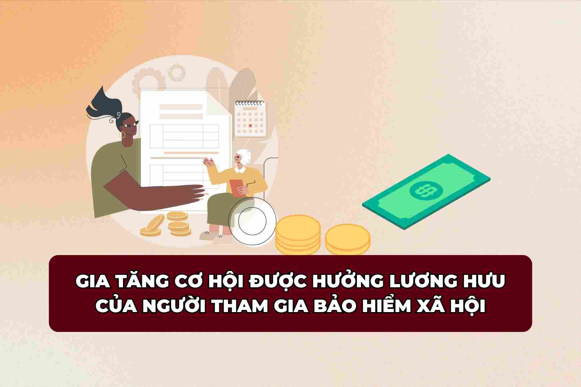 Increase the opportunity to receive pension for social insurance participants