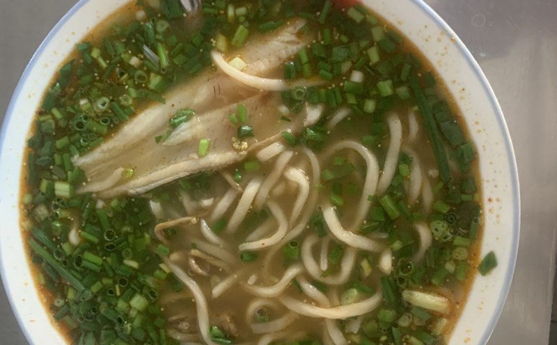 Snakehead fish porridge. Photo: Hai An