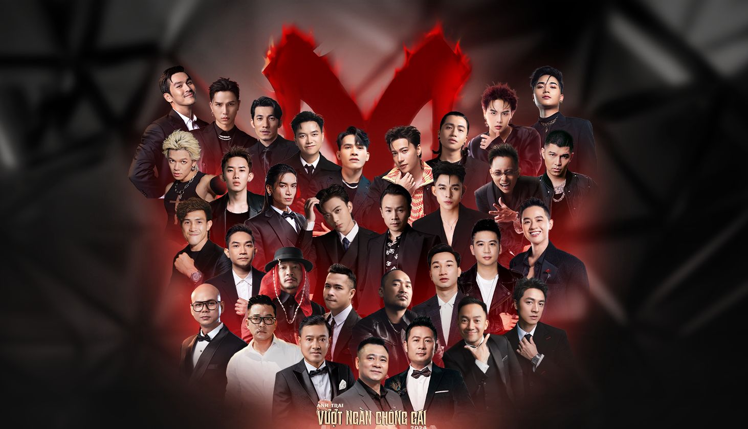 32 anh tài tham gia concert "Anh trai vượt ngàn chông gai". Ảnh: NSX.