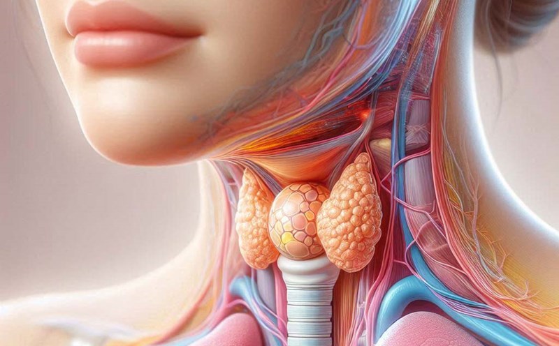 Many women tend to have thyroid problems, especially pregnant women. Photo - AI: Ngoc Thuy