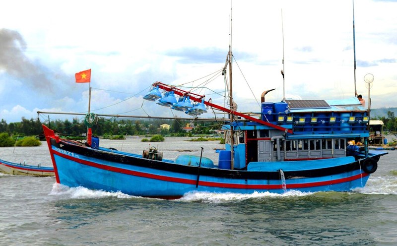 Quang Ngai province is making efforts to completely handle the situation of unregistered fishing vessels, uninspected vessels, and fishing vessels without fishing licenses before September 30, 2024. Photo: Vien Nguyen