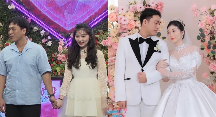 Cặp đôi kết hôn sau khi tham gia "Bạn muốn hẹn hò". Ảnh: NSX.