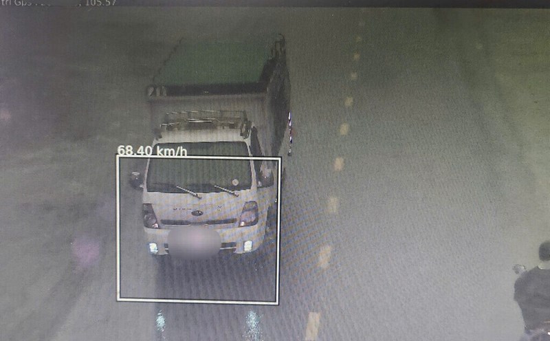 One of the vehicles fined from September 16 to September 22 in Hoa Binh province. Photo: Provided by the police