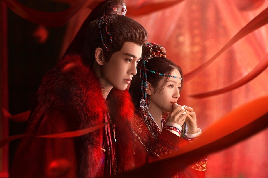 Nhậm Gia Luân đóng cặp với Lý Lan Địch trong Lưu thủy điều điều. Ảnh: NSX.