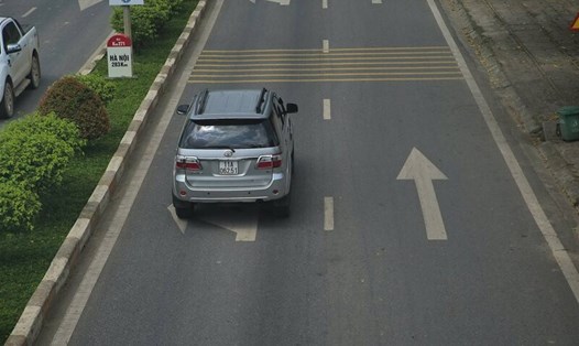 Một phương tiện ở Cao Bằng bị phạt nguội. Ảnh: CSGT Cao Bằng