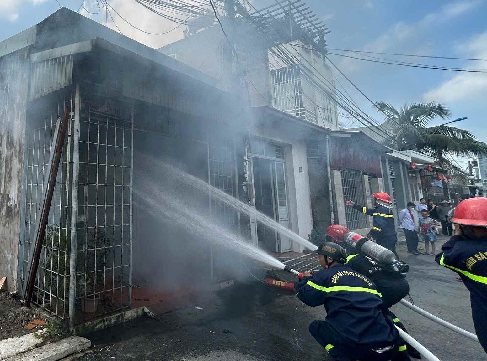 Hiện trường vụ cháy. Ảnh: Công an Hải Phòng