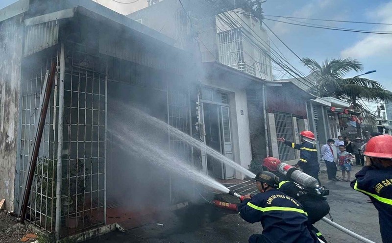 Hiện trường vụ cháy. Ảnh: Công an Hải Phòng