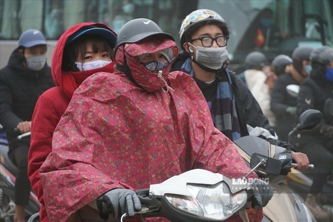 Du bao mien Bac sap don dot khong khi lanh thu hai kem mua dong lon. Anh: LDO