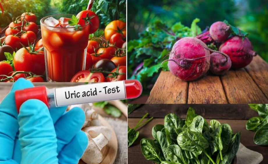 Some vegetables increase uric acid. Graphics: Ha Le