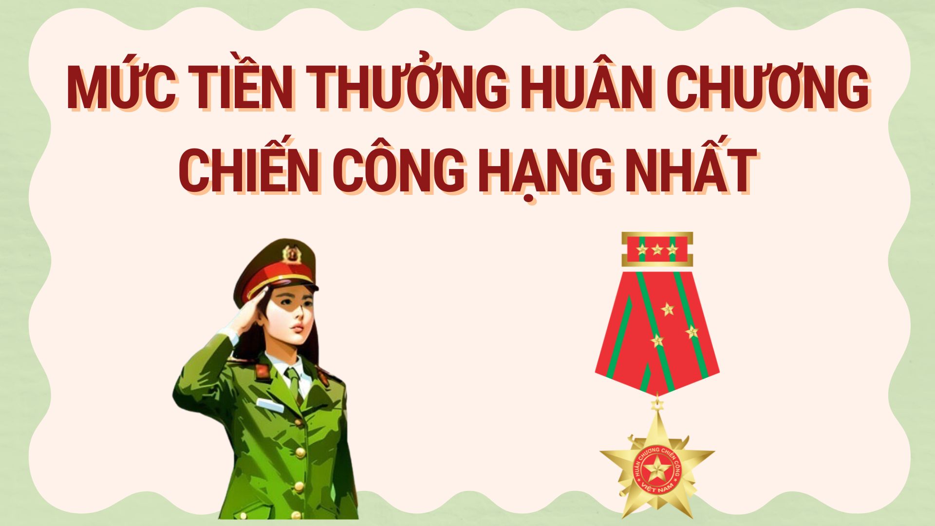 How much is the First Class Medal of Honor bonus? Graphics: Hoang Le