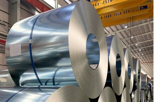 Galvanized steel products of Nam Kim Steel. Photo: Nam Kim