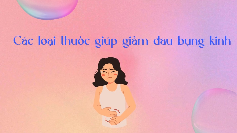 Thuốc giảm đau bụng kinh. Ảnh: Phương Anh