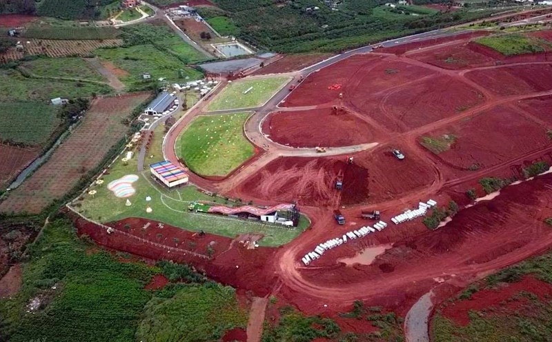 Lam Dong Provincial People's Committee has just issued new regulations on construction on agricultural land. Photo: Hoai Thanh