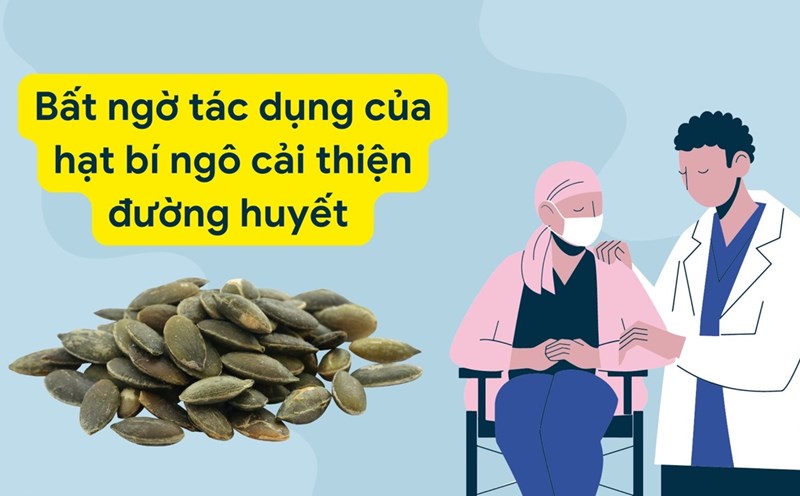 The surprising effect of pumpkin seeds on improving blood sugar. Photo collage: HUONG SON