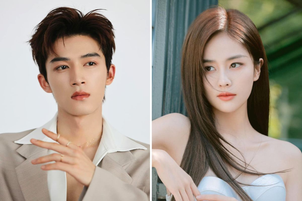 Vương Tinh Việt và Bạch Lộc. Ảnh: Weibo