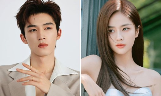 Vương Tinh Việt và Bạch Lộc. Ảnh: Weibo