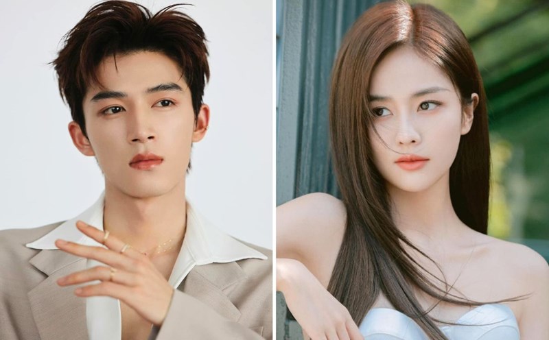 Wong Jingyue and Bai Lu. Photo: Weibo