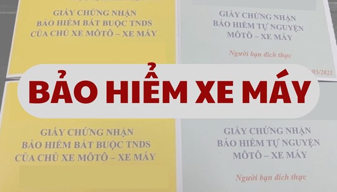 Có được dùng bảo hiểm xe máy điện tử không?