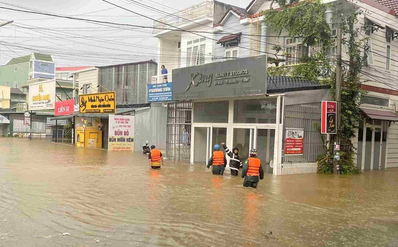 Bao Loc City (Lam Dong) is one of the localities heavily affected by natural disasters such as floods and landslides. Photo: Khanh Phuc