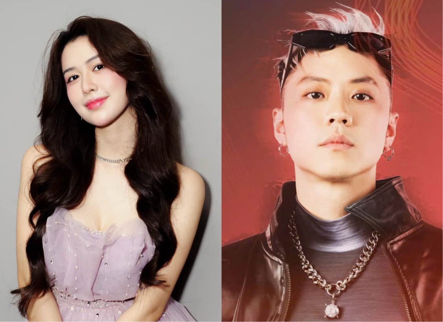 Actress Quyen Qui and DJ Wukong. Photo: NVCC