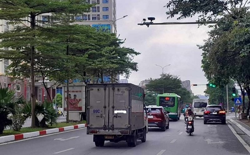 Fines camera in Hanoi. Photo: Xuyen Dong