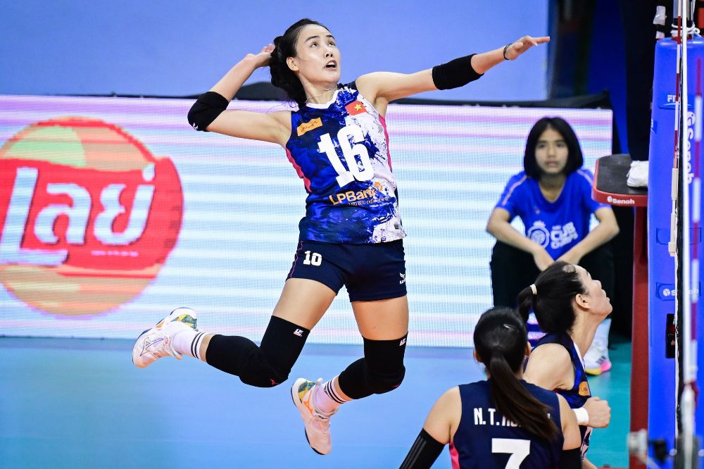 Chủ công Đinh Thị Thúy của đội LPB Ninh Bình. Ảnh: AVC