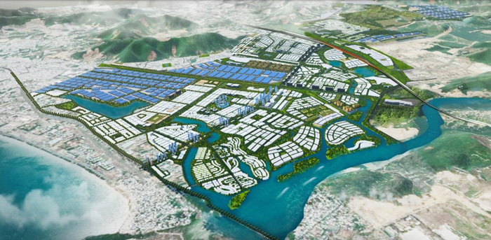Phối cảnh quy hoạch phân khu công nghệ cao thành phố Đà Nẵng. Ảnh: Khu Công nghệ cao và các khu công nghiệp Đà Nẵng