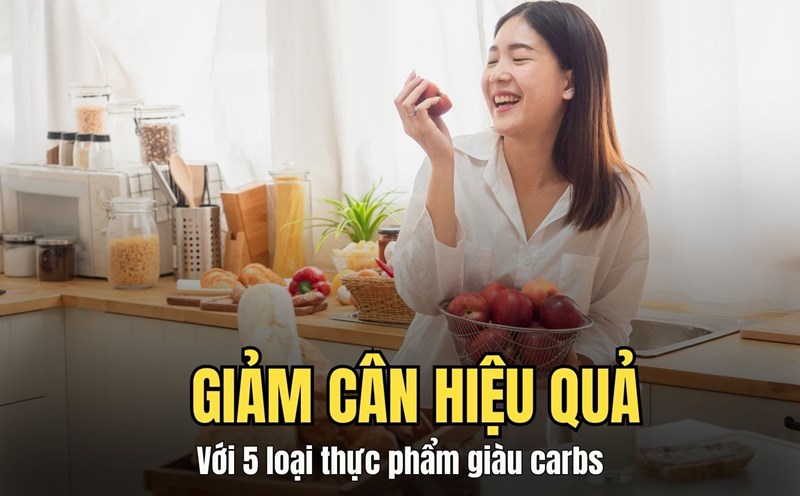 Lose weight healthily with foods rich in carbs. Graphics: Hoai Lan