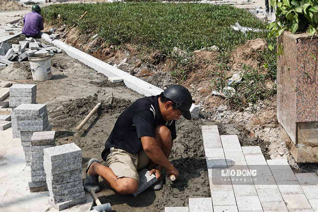 Du an hien dang duoc quan Ba Dinh gap rut hoan thanh, bao dam tien do nham chao mung 70 nam Ngay Giai phong Thu do (10.10.1954 – 10.10.2024).