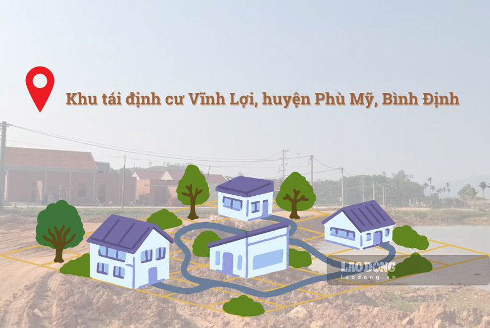 Bình Định sẽ chi gần 100 tỉ để xây khu tái định cư cho hộ dân bị ảnh hưởng bởi di dời tàu thuyền. Đồ họa: Phương Thảo