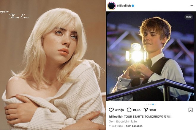 Billie Eilish đăng ảnh Justin Bieber giữa bê bối Diddy