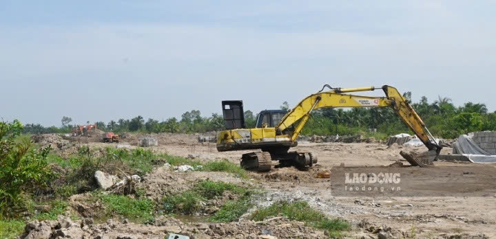 Dự án khu công nghiệp Phú Thuận (huyện Bình Đại, tỉnh Bến Tre). Ảnh: Thành Nhân