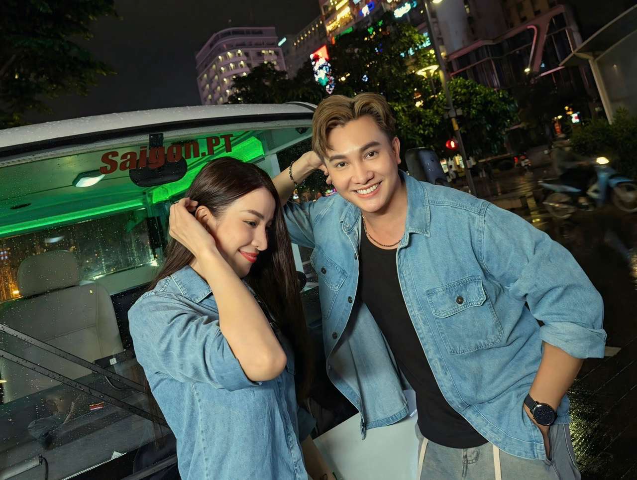 Le Nguyen Bao co-stars with Ngo Phuong Anh. Photo: Producer.