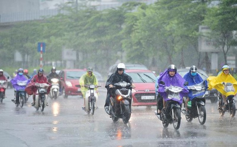 Weather Forecast Hanoi has showers and thunderstorms tonight and tomorrow, September 30. Photo: Minh Ha