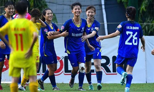 Thái Nguyên T&T có chiến thắng quan trọng trước TPHCM ở vòng 4 giải U19 nữ Quốc gia 2024. Ảnh: VFF