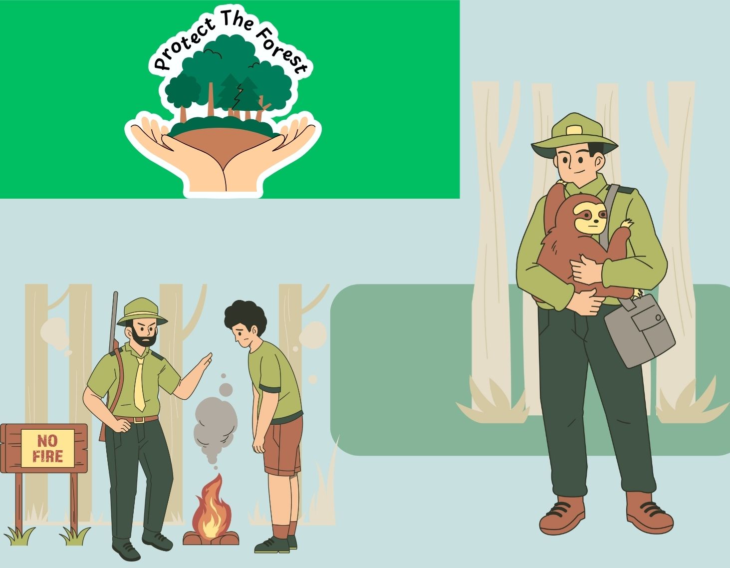 It is expected that the regime and policies of the specialized forest protection force will be the same as those of forest rangers. Graphics: Huong Giang