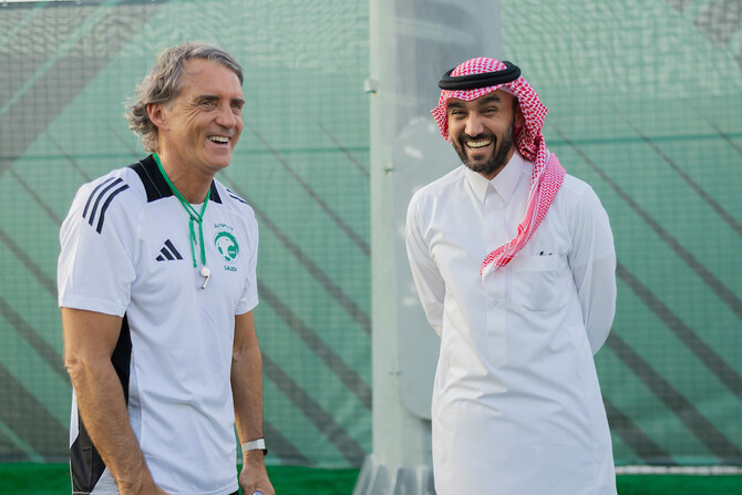 Huấn luyện viên Roberto Mancini tự tin sẽ giúp tuyển Saudi Arabia đánh bại tuyển Indonesia. Ảnh: SAFF