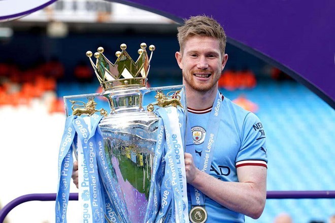 Kevin De Bruyne đạt được nhiều thành công khi khoác áo Man City. Ảnh: MC