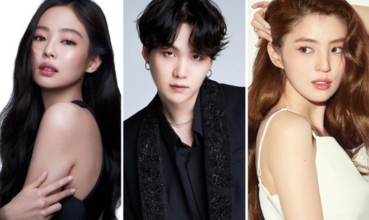 Jennie Blackpink, Suga BTS và Han So Hee. Ảnh: Naver