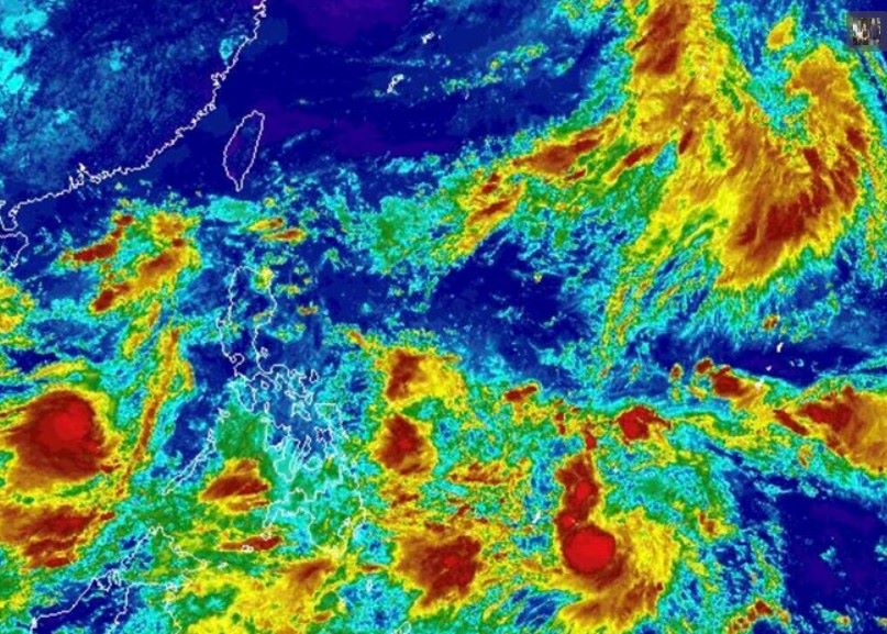 Low pressure is forecast to develop into a storm near the East Sea next week. Photo: NOAA