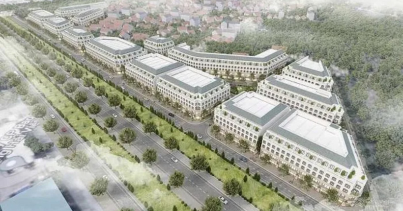 Phối cảnh dự án nhà ở thương mại tại An Dương, Hải Phòng. Ảnh: Chủ đầu tư