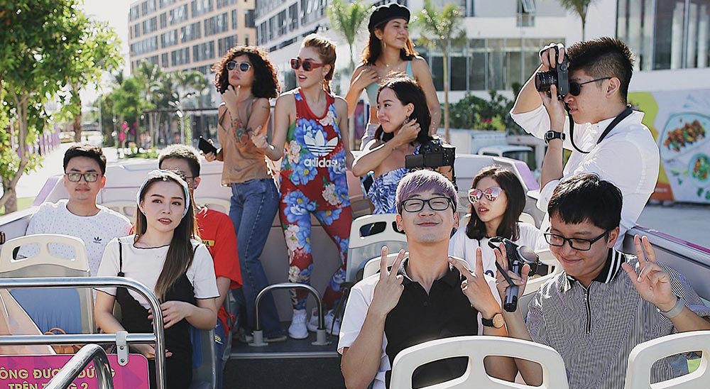 N1 double-decker bus route serving tourists in Da Nang city in 2017. Photo: Tripadvisor
