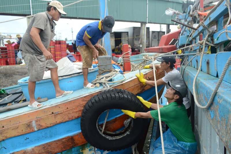 Authorities have informed ships and recommended urgent movement to safe shelter. Photo: Vien Nguyen