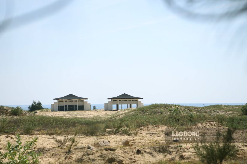 Một số hạng mục đã được đầu tư tại Dự án Phuong Mai Bay Resort. Ảnh: Phương Thảo